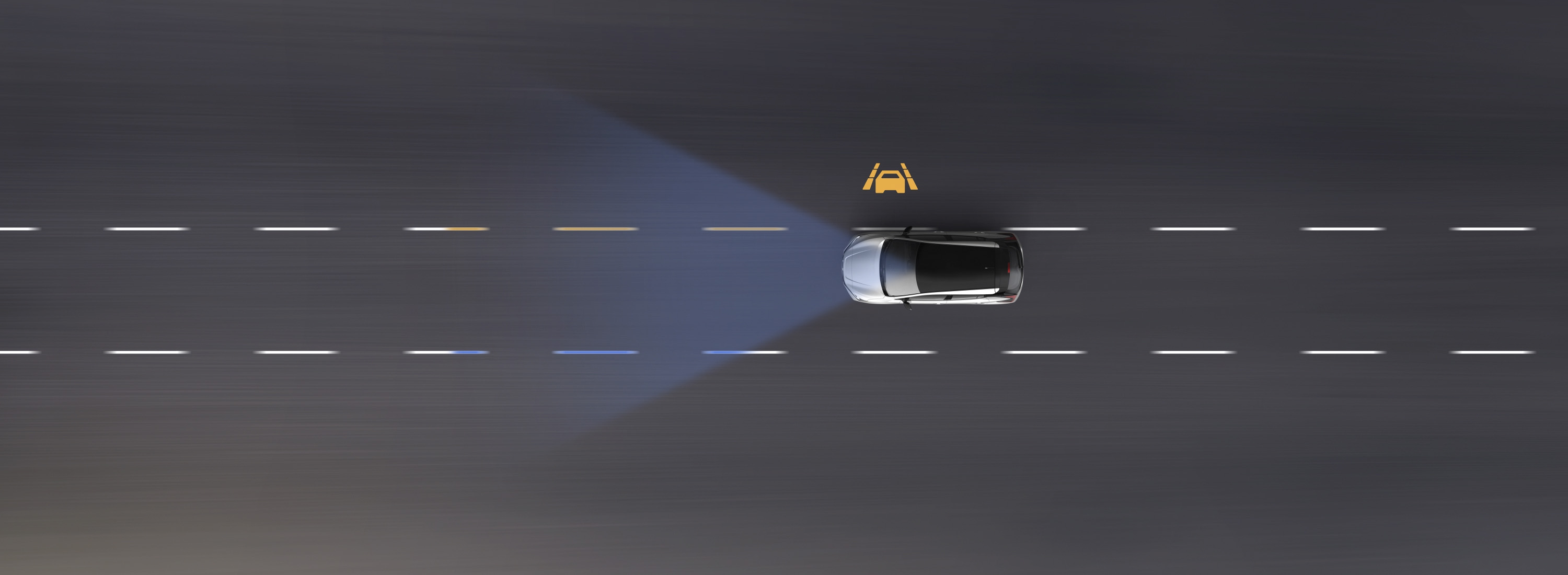 Nissan LEAF Intelligent Lane Intervention animation